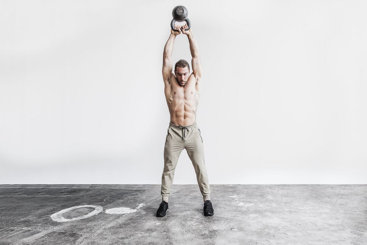 Nobull Men's Joggers Light Brown | Australia (XA0317)
